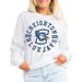 Women's Gameday Couture White Creighton Bluejays Vintage Days Oversized Lightweight Long Sleeve T-Shirt