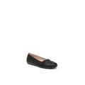 Wide Width Women's Northern Flat by LifeStride in Black Fabric (Size 8 1/2 W)