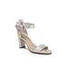 Women's Adore Me Sandal by LifeStride in Silver Fabric (Size 5 1/2 M)