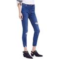 Free People Jeans | Free People Womens Distressed Regular Fit Jeans, Blue, Nwt | Color: Blue | Size: Various