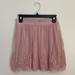 Urban Outfitters Skirts | Last Chance Before Item Removal Pink Embroidered Tulle Skirt Urban Outfitters | Color: Pink | Size: Xs