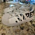 Adidas Shoes | Adidas Shell Toe Size 6k Unisex “Super” Ortholite Tennis Shoe | Color: Black/White | Size: Unisex 6k
