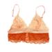 Madewell Intimates & Sleepwear | Madewell Two Tone Lace Bralette | Color: Orange/Pink | Size: L