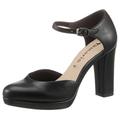 High-Heel-Pumps TAMARIS Gr. 41, schwarz Damen Schuhe Spangenpumps Riemchenpumps