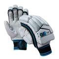 Gunn & Moore GM Cricket Batting Gloves, Ben Stokes BS55 Diamond, 404, Black/Blue, Adult Right Handed, 1 Pair, 51962313