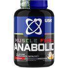 USN Muscle Fuel Anabolic All-In-One Muscle Mass Gainer, Vanilla Flavour - 2kg, Anabolic Creatine Amino BCAA Powder, 54g Protein Powder, 5g Creatine Powder, Muscle Growth Post Workout Energy Drink Mix