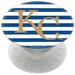 PopSockets White Kansas City Royals Stripes Design PopGrip