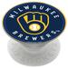 PopSockets White Milwaukee Brewers Primary Logo PopGrip