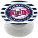 PopSockets White Minnesota Twins Stripes Design PopGrip