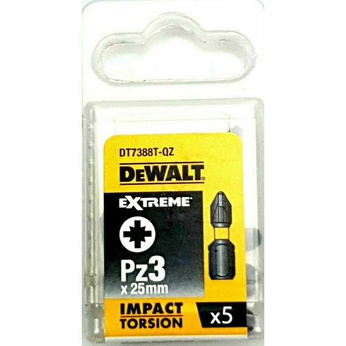 Dewalt – DT7388T dt 7388 t Schlagschrauber Bits Pz3 x 25mm 5 Stück