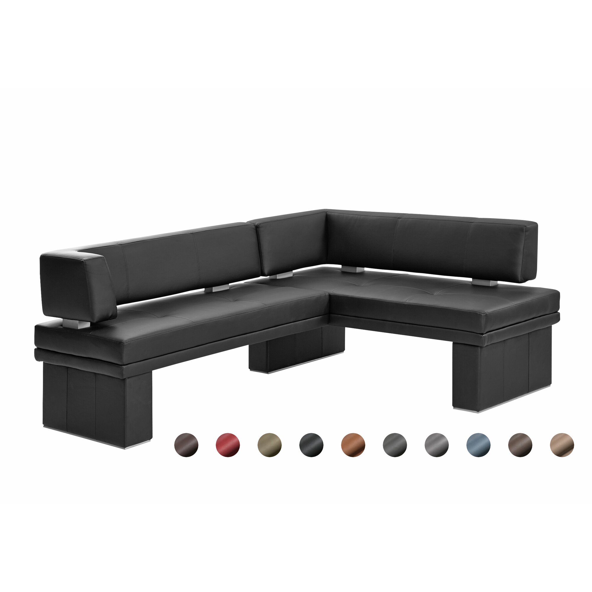 Schösswender »Manhattan« Eckbank 480/1 152x203 cm / Gavin 203 dunkelbraun