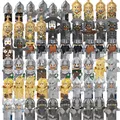 Mini figurines d'action de l'armée Lord Rings blocs de jouets elfes Uruk-hai KT1014 KT1015 KT1032