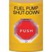 SAFETY TECHNOLOGY INTERNATIONAL SS2209PS-EN Fuel Pump Shutdown Push