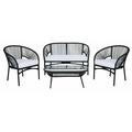 Safavieh Outdoor Werner 4 Piece Conversation Set