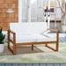 SAFAVIEH Emiko Outdoor Patio Loveseat Bench Natural/Beige