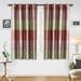 Deco Window 2 Pcs Blackout Curtain Panels Room Darkening Privacy with Thermal Insulation & Eyelets