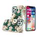 For Apple Iphone 14 Pro 6.1 Full Diamond With Ornaments Case Cover - Ultimate Multi Ornament Green