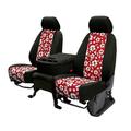 CalTrend Center Buckets NeoSupreme Seat Covers for 2014-2015 Ford Explorer - FD490-32NN Hawaii Red Insert with Black Trim