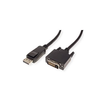 VALUE DisplayPort Kabel DP ST - DVI-D ST, schwarz, 3 m Image