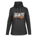 Women's Levelwear Black San Francisco Giants Loop Fleece Scuba Neck Pullover Hoodie