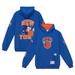 Men's Mitchell & Ness Royal New York Knicks Team Origins Fleece Pullover Hoodie