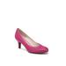 Wide Width Women's Parigi Pump by LifeStride in Rasberry Pink Fabric (Size 9 W)