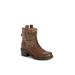 Women's Arlene Bootie by MUK LUKS in Brown Ombre (Size 9 M)