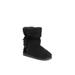 Wide Width Women's Clementine Bootie by MUK LUKS in Black (Size 8 W)