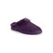 Women's Polysuede Flats by MUK LUKS in Grape (Size S(5/6))