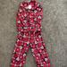 Disney Pajamas | 24 Month Red Fleece Disney Mickey Pajamas. Button Up. Very Soft And Warm. | Color: Red | Size: 24mb