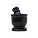 RADICALn Hanmade Marble Mortar & Pestle Marble in Black | 2.5 H x 2.5 W x 2.5 D in | Wayfair MCR-BLACK