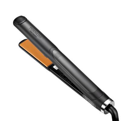 Tornado Keratiner Hair Straightener & Curler Metal in Black/Orange | Wayfair LL-HS&C1