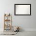 Red Barrel Studio® Allure Charcoal Wood Bathroom Vanity Non-Beveled Wall Mirror Wood in Brown | 28.5 H x 40.5 W in | Wayfair