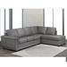 Gray Sectional - Latitude Run® 90" Wide Right Hand Facing Corner Sectional Polyester | 36 H x 90 W x 37 D in | Wayfair