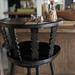 Woodbridge Furniture Lauren Liess Fable Counter & Bar Stool Wood in Black/Brown | 40.5 H x 23 W x 21 D in | Wayfair LL750-32