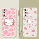 Hello Kitty – coque bonbon liquide rose dégradé étui pour Samsung Galaxy S22 S21 S20 FE Ultra S10