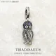 Pendentif à breloque pieuvre bleue style européen bijoux de club cadeau ChimOcean argent regardé