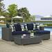 Sojourn 3-piece Outdoor Patio Sunbrella Sectional Set