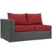 Stopover Outdoor Patio Sunbrella® Left Arm Loveseat