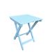 Acacia 16-inch Folding Side Table Sky Blue