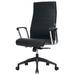 Latitude Run® Faux Leather Conference Chair Upholstered in Black | 47 H x 25 W x 23 D in | Wayfair 54A64F553F2E42078DC93A42DD0F72A2