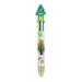 SDJMa Christmas Multicolor Ballpoint Pens 6 Colors Retractable Shuttle Pens 0.5 mm 6 in 1 Kids Christmas Gift Pens for Stocking Stuffer