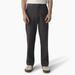 Dickies Men's Skateboarding Regular Fit Double Knee Pants - Charcoal W/ Gray Stitching Size 36 30 (WPSK96)