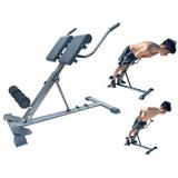 X Factor Hyperextension Roman Chair Machine Hyper Bench Exercise Hyper Back - Adjustable AB and Back Extension Abdominal Sit Up Bench for Strength Training Body Workout Dip Station Home Gym Foldable