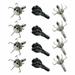 12pcs 100grain Archery Broadheads Hunting Small Animal Game Judo Arrow Head Tips