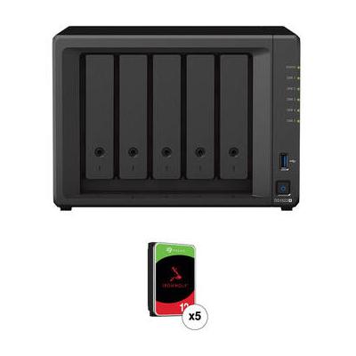 Synology 60TB DiskStation DS1522+ 5-Bay NAS Enclosure Kit with Seagate IronWolf NAS DS1522+