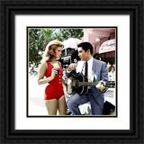 Hollywood Photo Archive 15x15 Black Ornate Wood Framed with Double Matting Museum Art Print Titled - Ann-Margret - Viva Las Vegas