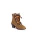 Women's Lacy Lilah Bootie by MUK LUKS in Chestnut (Size 9 M)