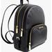 Michael Kors Bags | Michael Kors Jaycee Medium Pebbled Leather Backpack Black /Golden Tone Hardware | Color: Black/Gold | Size: Medium