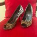 Gucci Shoes | Gucci Beautiful Rare Pony Hair Open Toe Pumps | Color: Brown/Cream | Size: 6.5